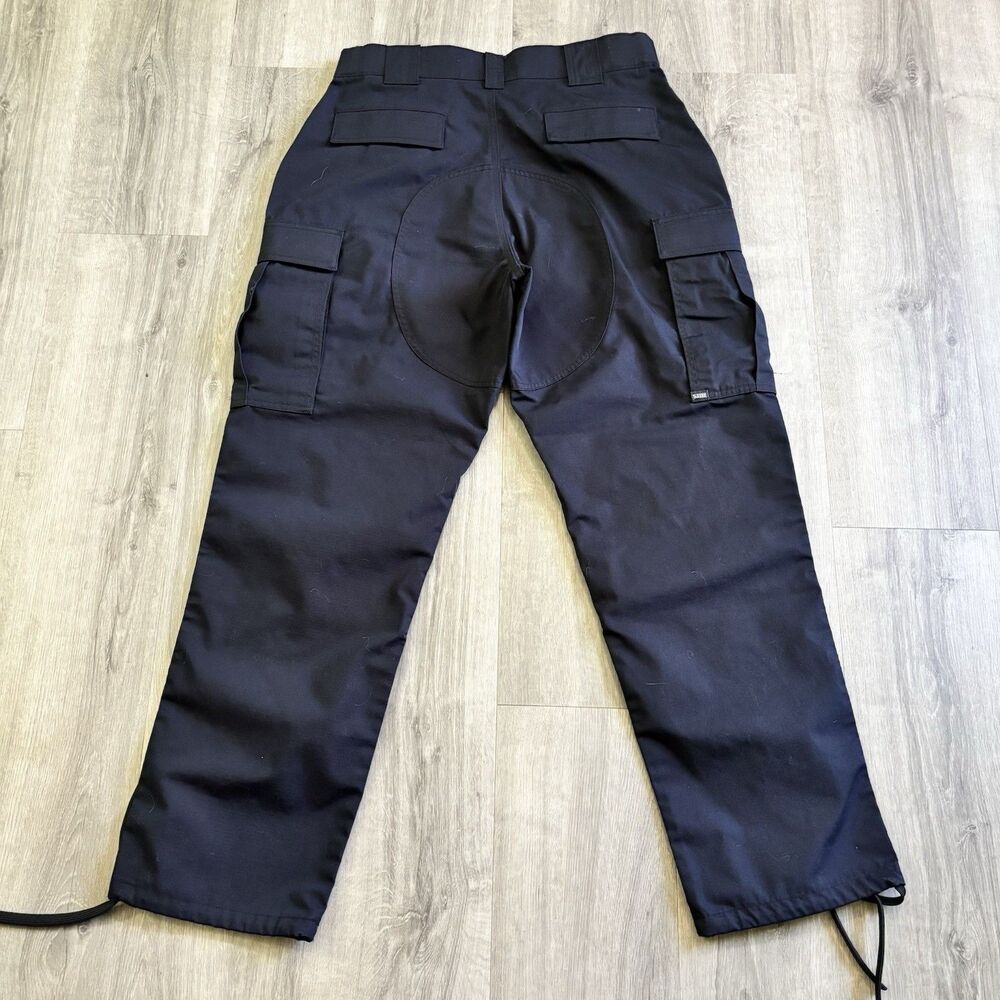 5.11 Tactical Series Cargo Pants Men's Size Large Navy Blue Ripstop Medical EMT - Picture 3 of 10
